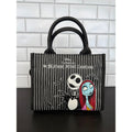 Primark Nightmare Before Christmas Jack & Sally Striped Tote Bag NWT