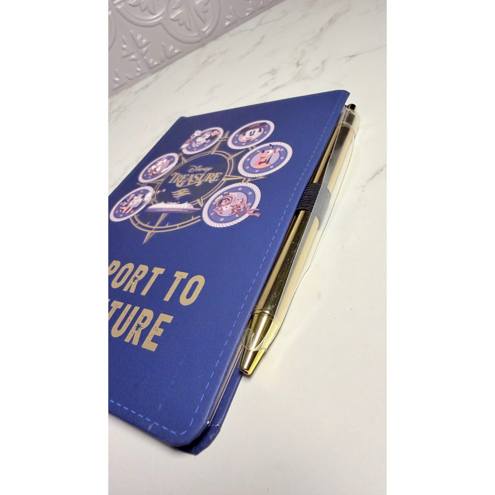 Disney Cruise Line Treasure "Passport to Adventure" Journal with Pen NEW