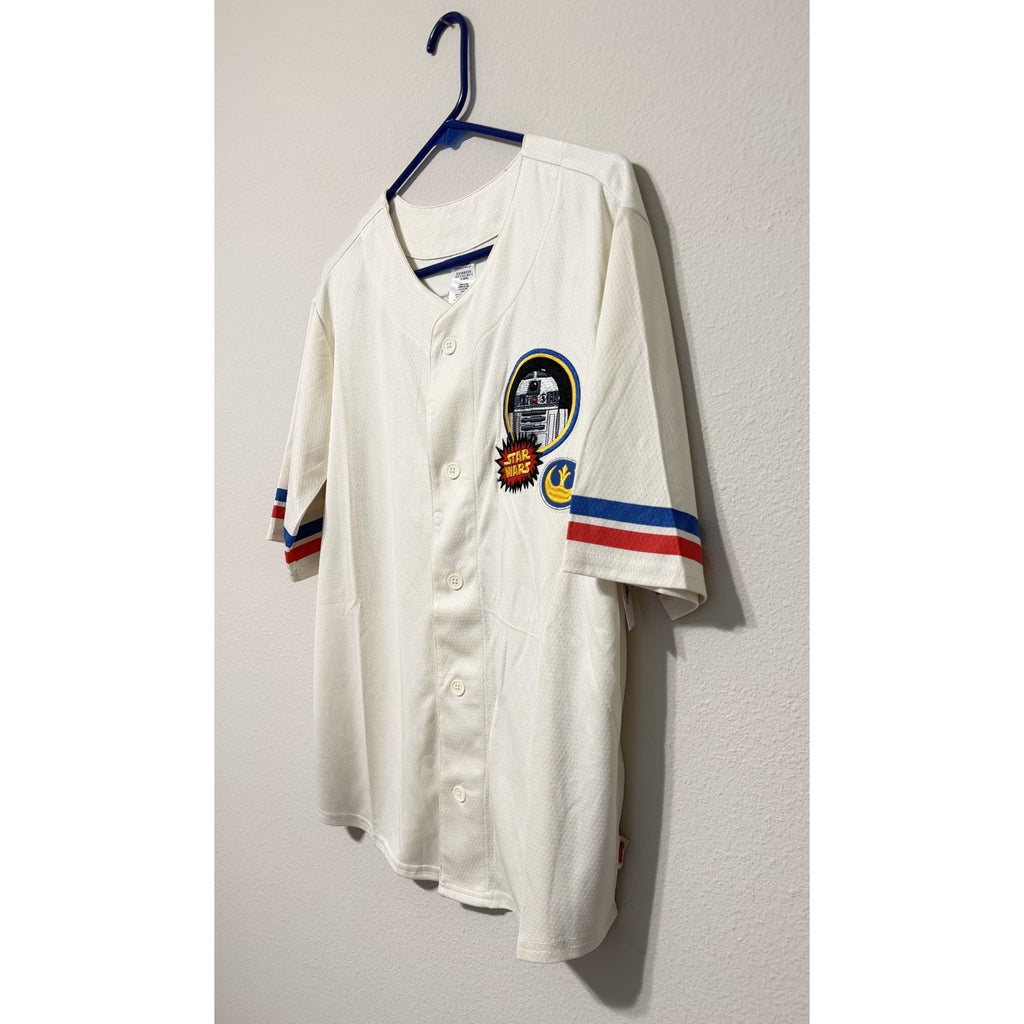 NWT Disney Star Wars R2-D2 Baseball Jersey - Adult Medium