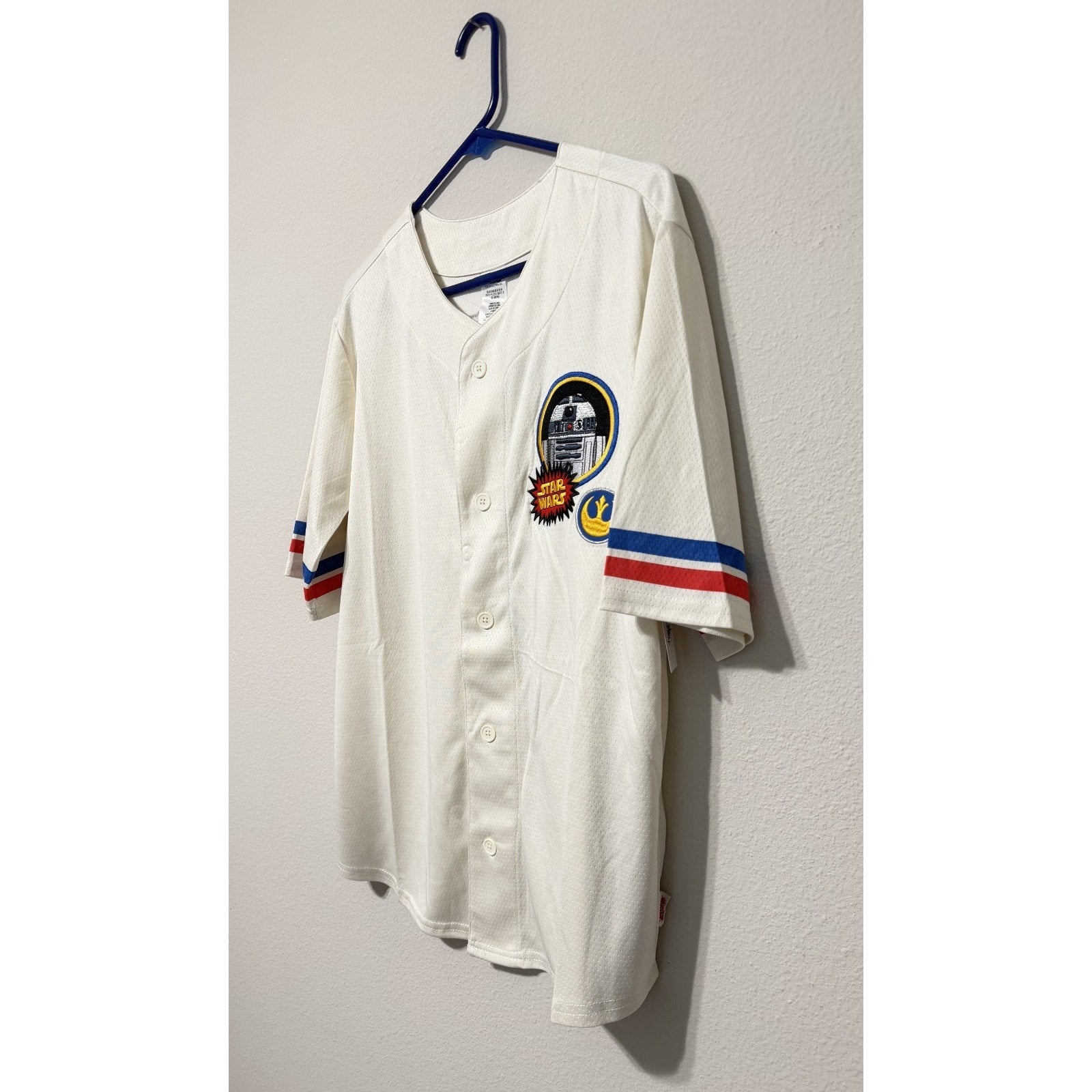 NWT Disney Star Wars R2-D2 Baseball Jersey - Adult Medium