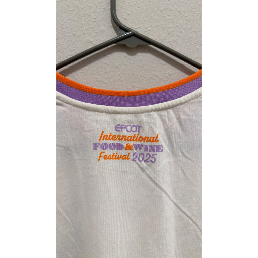 NEW Disney Parks 2025 EPCOT Food & Wine Festival Figment T-Shirt Adult Large