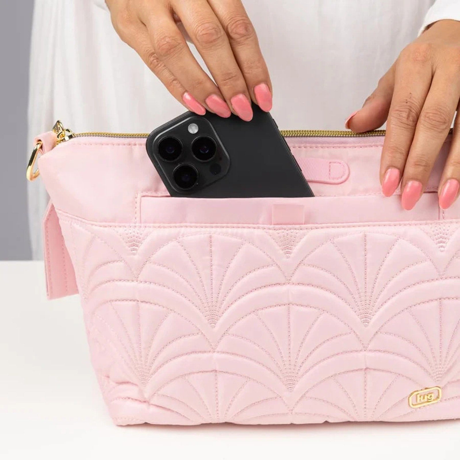 NEW Wicked x Lug Flare 2 Classic Quilted Crossbody Bubble Pink