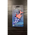 NEW Salt Life Floating Key Chain - Red, White & Blue USA Flag Tuna Design