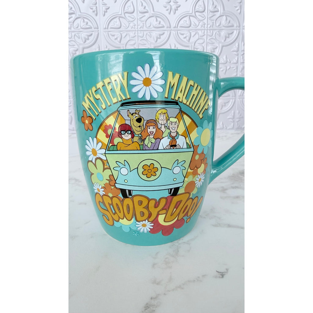 Scooby-Doo! Mystery Machine Retro Teal Ceramic Mug NEW
