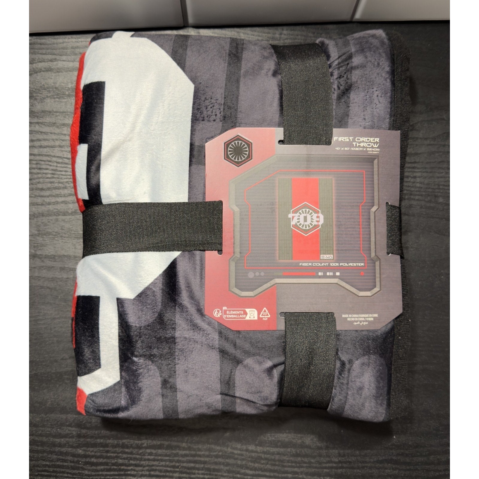 Disney Parks Star Wars: Galaxy’s Edge First Order 709th Legion Throw Blanket