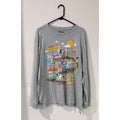 Disney Parks Mickey Mouse 4-Parks Map Long Sleeve Shirt Adult XL WDW