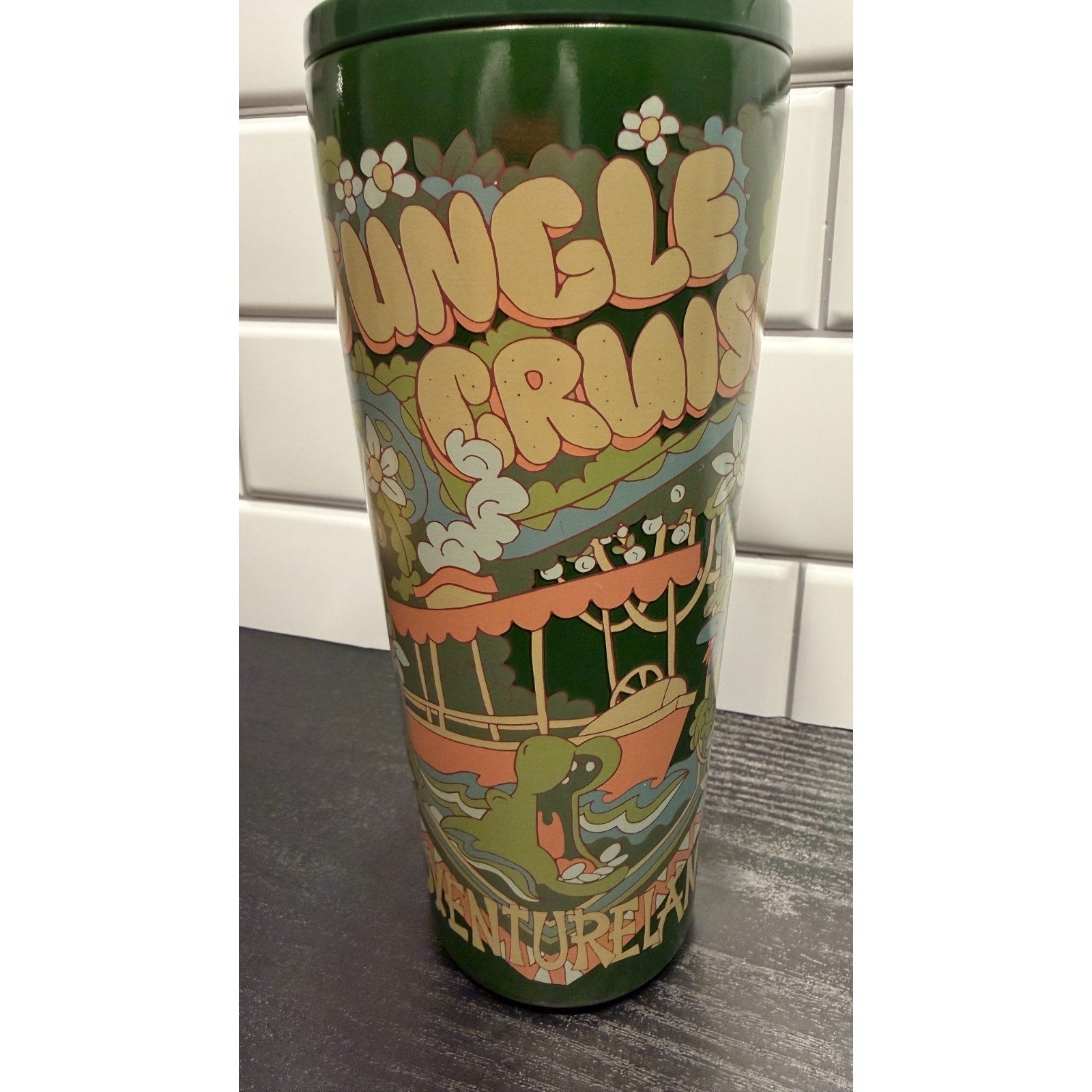 Disney Jungle Cruise Tumbler NEW Adventureland Rides Stainless Steel 22oz