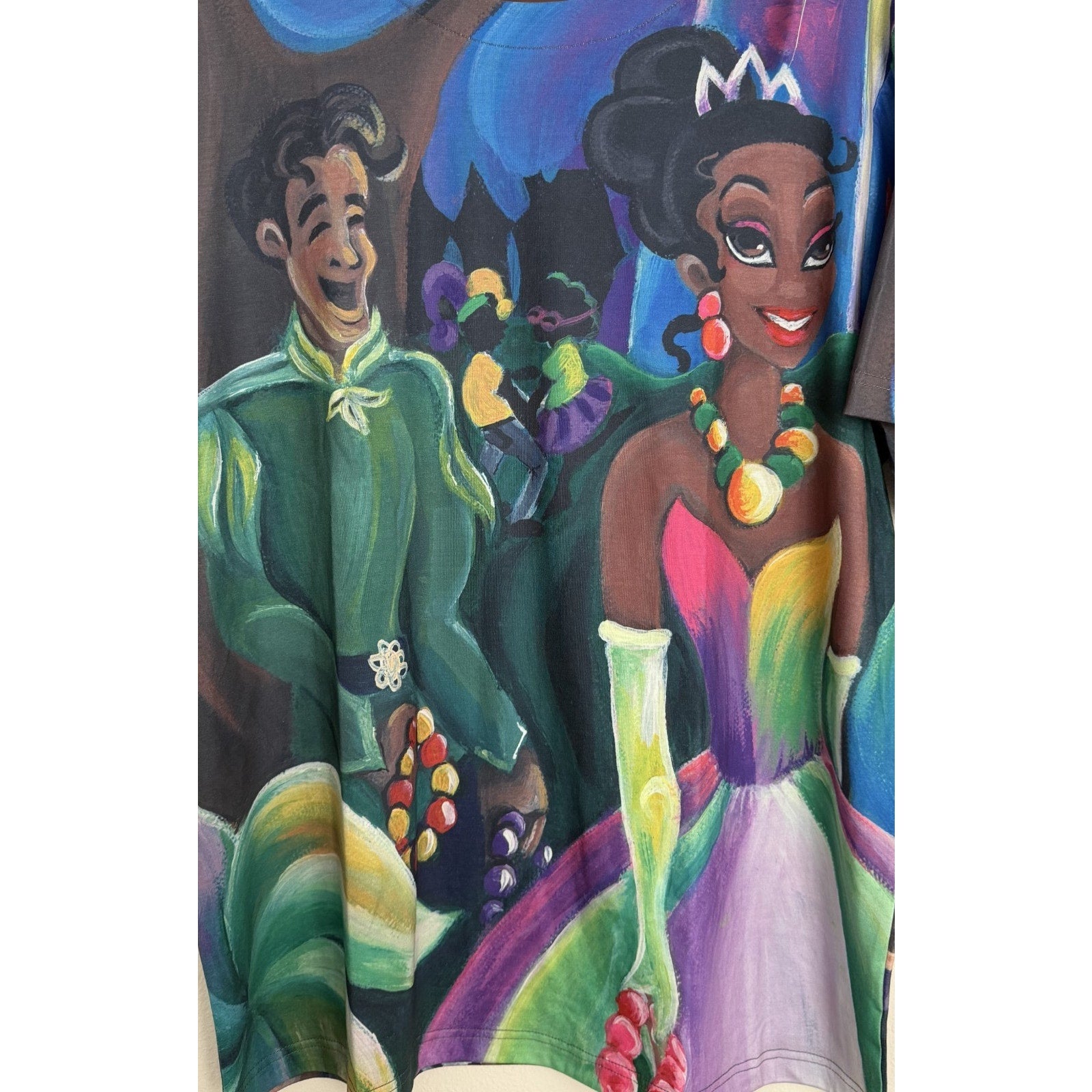NEW Disney Parks Tiana's Bayou Adventure All-Over Print T-Shirt - Sharika Mahdi