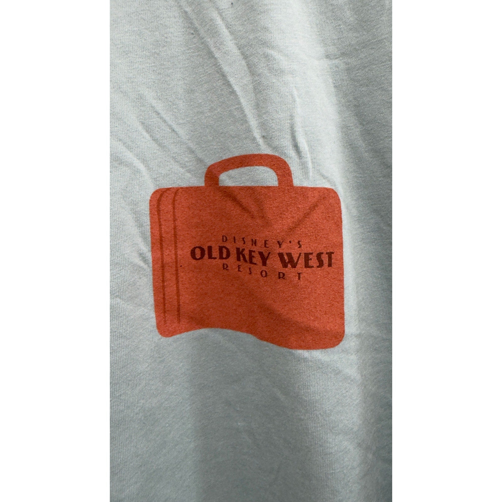 Disney Old Key West Resort Gurgling Suitcase T-Shirt XL NWT Blue Graphic Tee