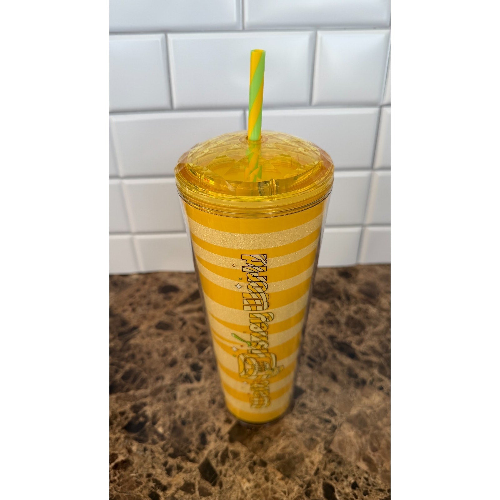 Disney Eats Pineapple Swirl Starbucks Tumbler 24oz Walt Disney World NEW