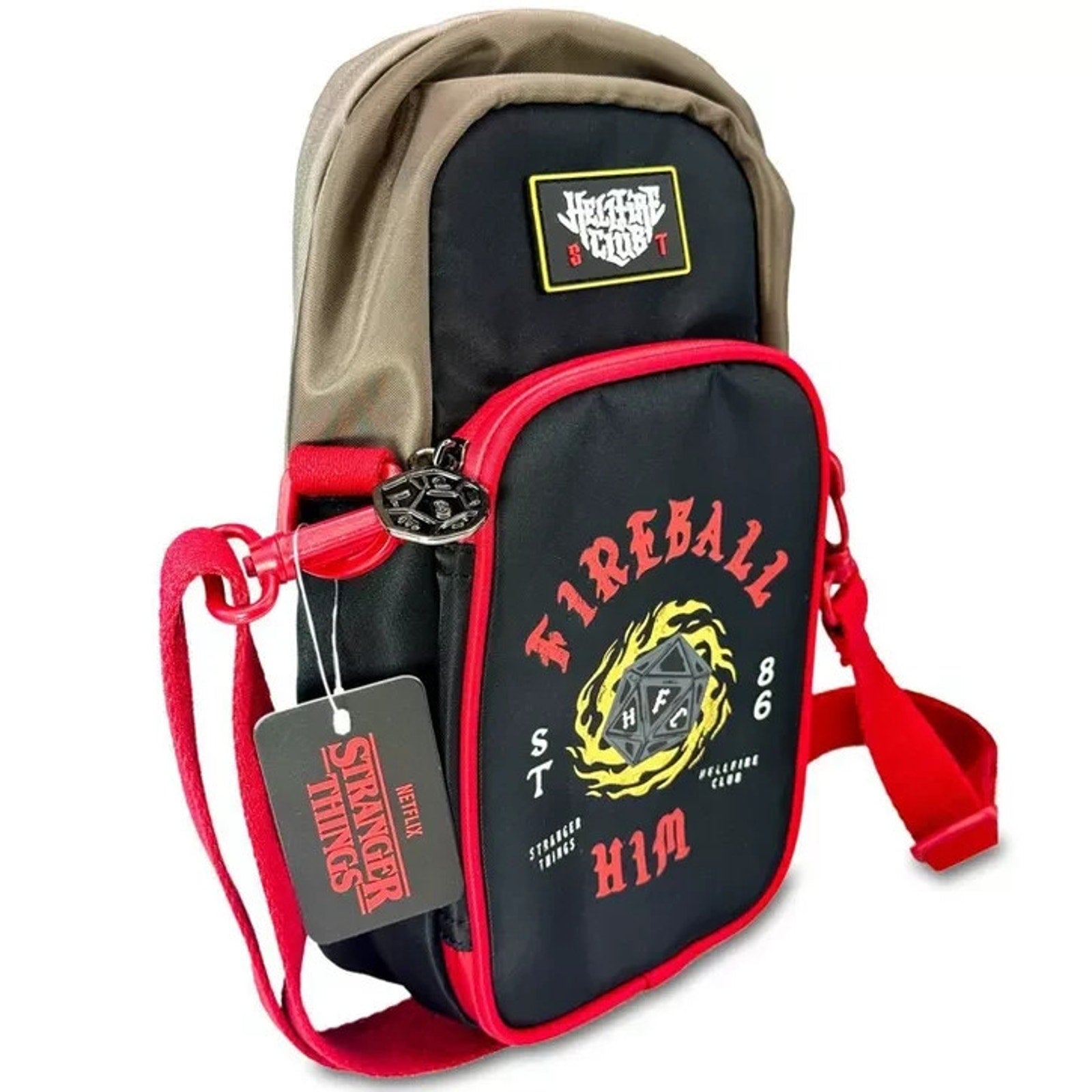NEW Stranger Things Hellfire Club Slim Crossbody Bag