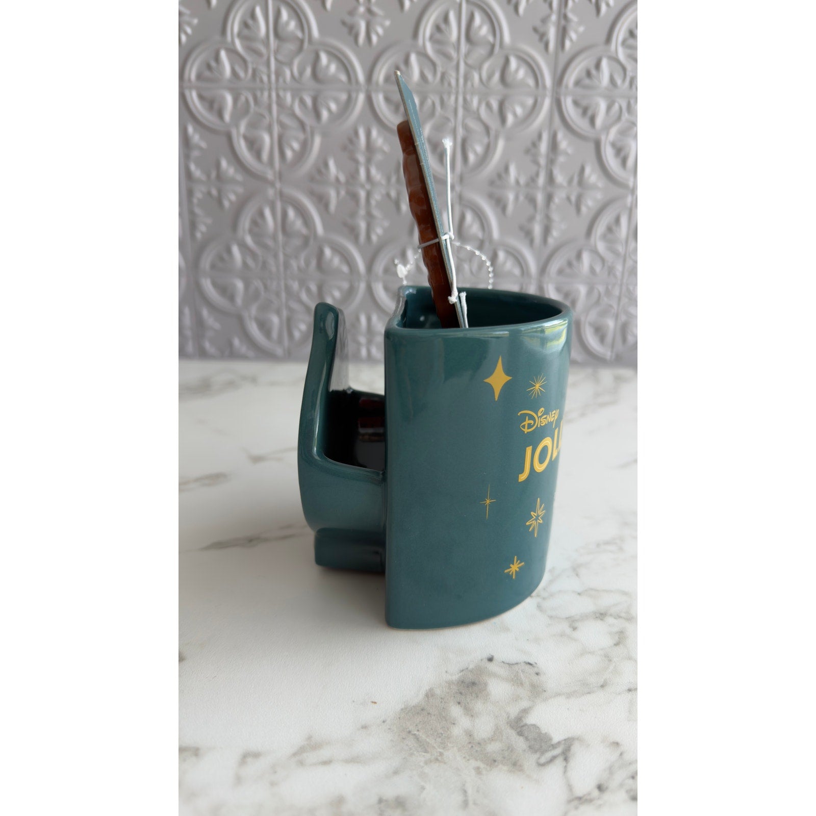 Disney Jollywood Nights 2025 Mug Spoon Ollie Gingerbread Hollywood Studios NEW