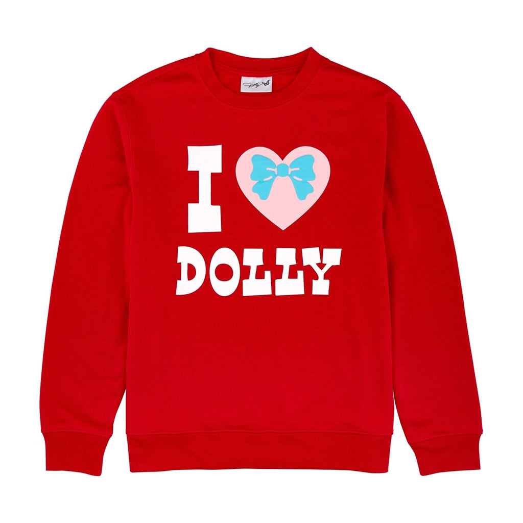 NEW Dolly Parton I Heart Dolly Red Sweatshirt - XXL - Imperfect/Blemish