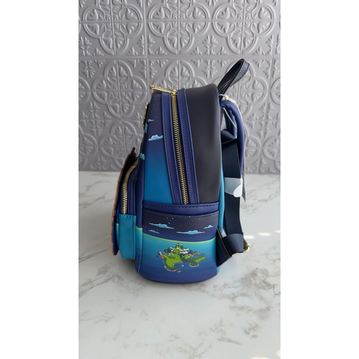 Disney Parks x Loungefly Peter Pan’s Flight Ride Mini Backpack NWT