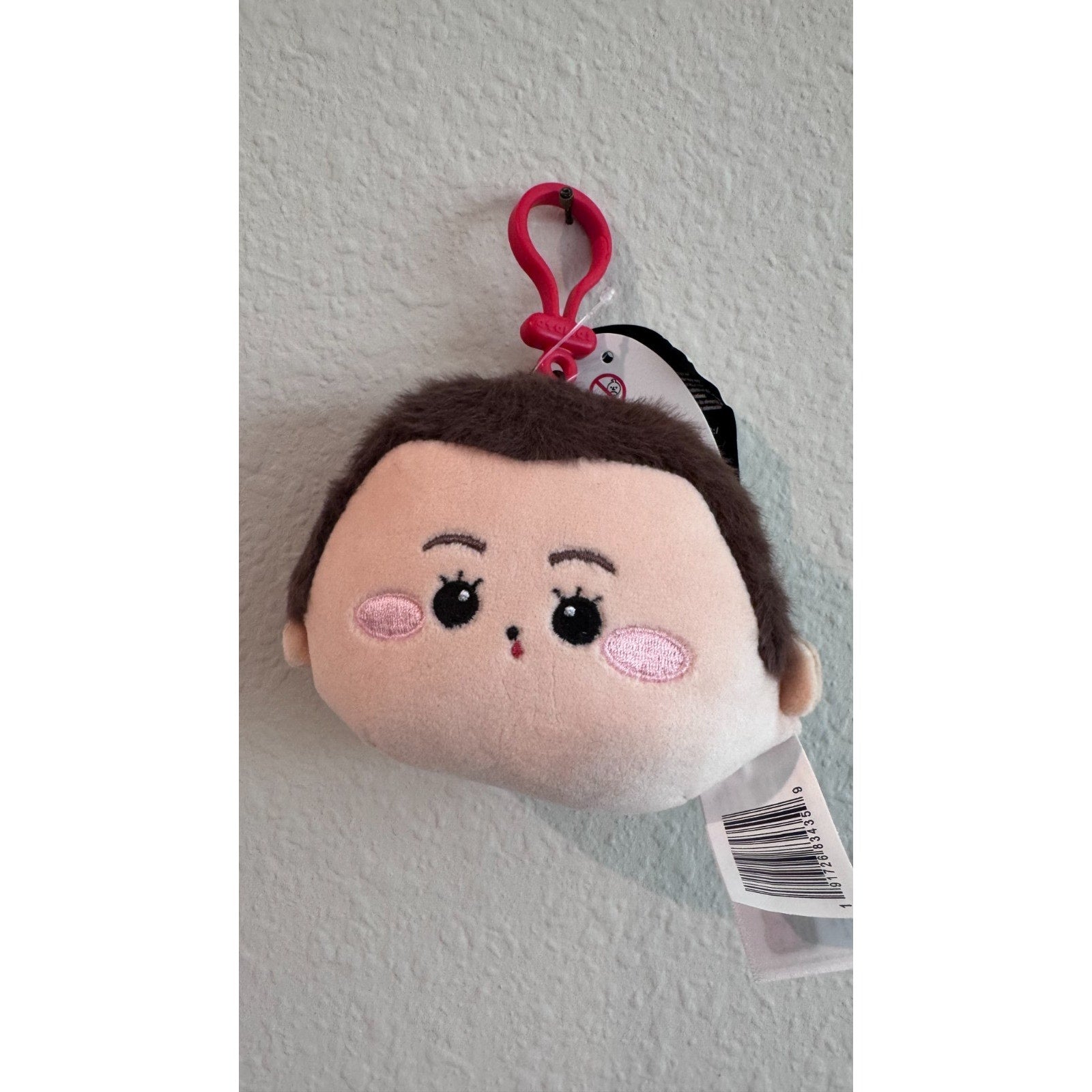 Stranger Things Eleven Clip-On Plush Keychain 3.5" NWT
