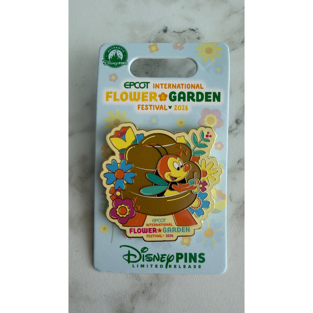 Disney EPCOT International Flower & Garden Festival 2026 Spike the Bee Pin NEW
