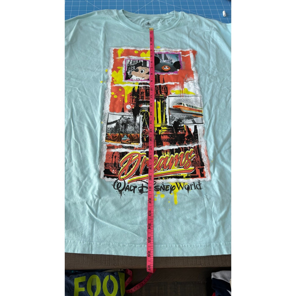 NEW Disney Parks 2025 WDW Dream Mickey Castle T-Shirt - OVERSIZED Large (L) NWT