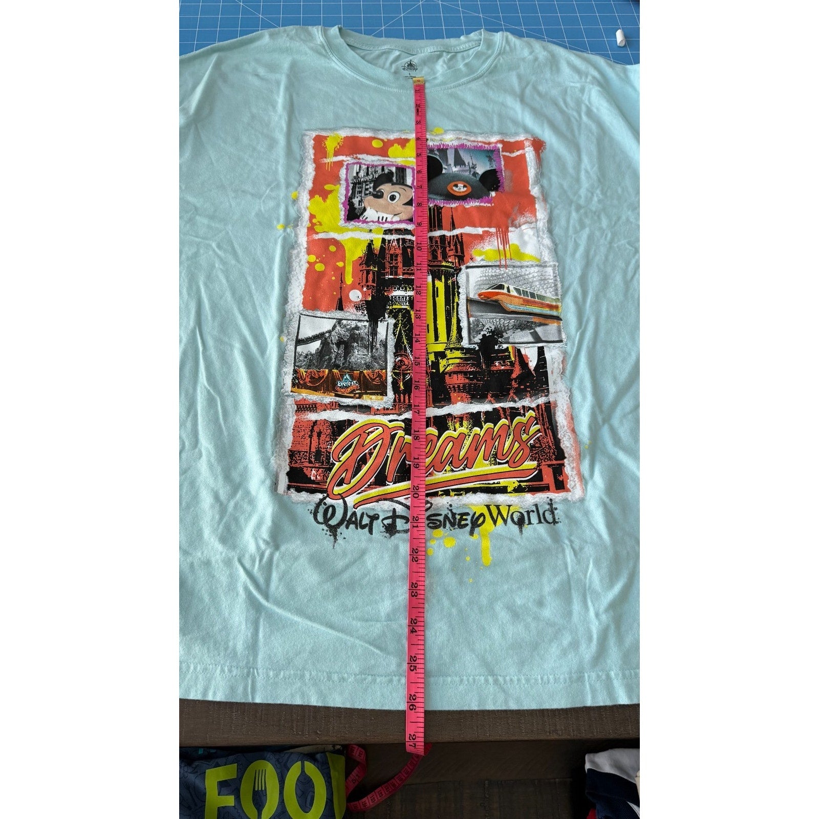 NEW Disney Parks 2025 WDW Dream Mickey Castle T-Shirt - OVERSIZED Large (L) NWT