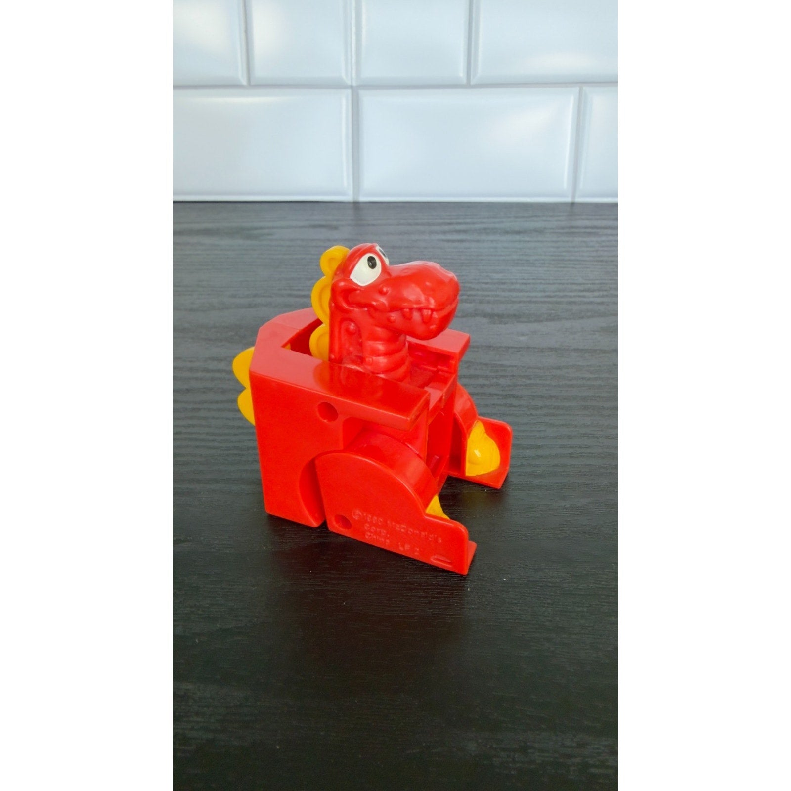 Vintage 2019 Happy Meal Dino Transformer Red/Yellow box