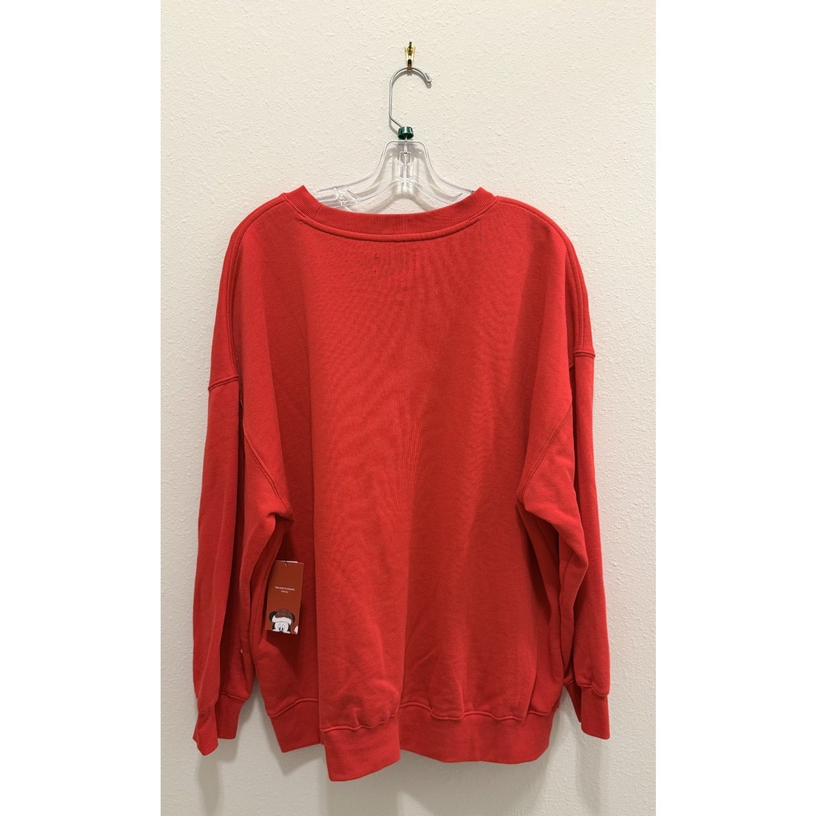 Old Navy x Disney Mickey Mouse Oversized Socomfy Holiday Sweatshirt Large NEW