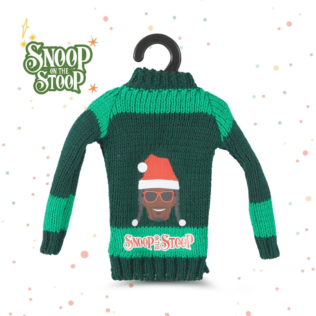 NEW Snoop Dogg Snoop on a Stoop Knit Ornament 100% Polyester Sweater - Green