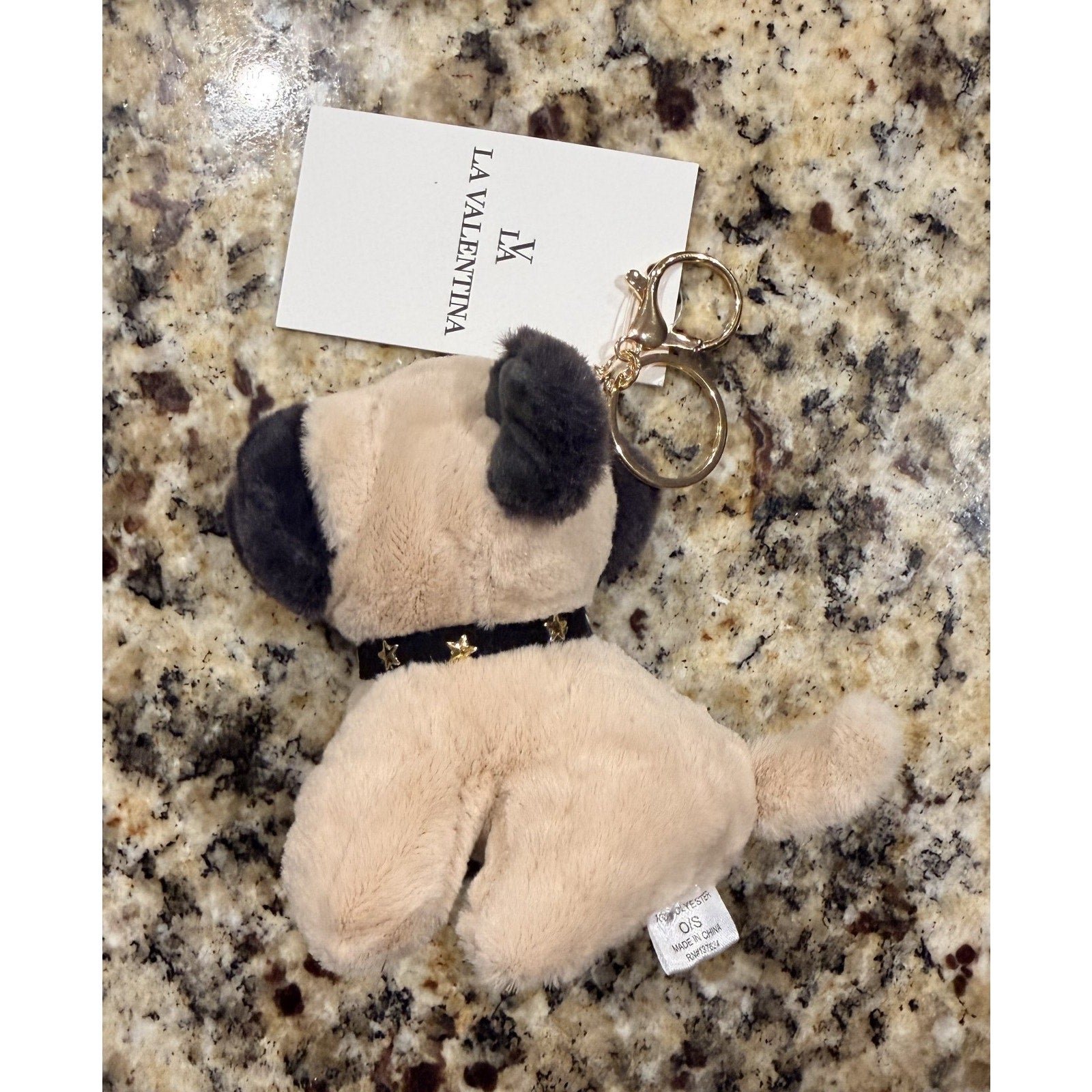 Plush Dog Keychain Bag Charm/Keychain NWT