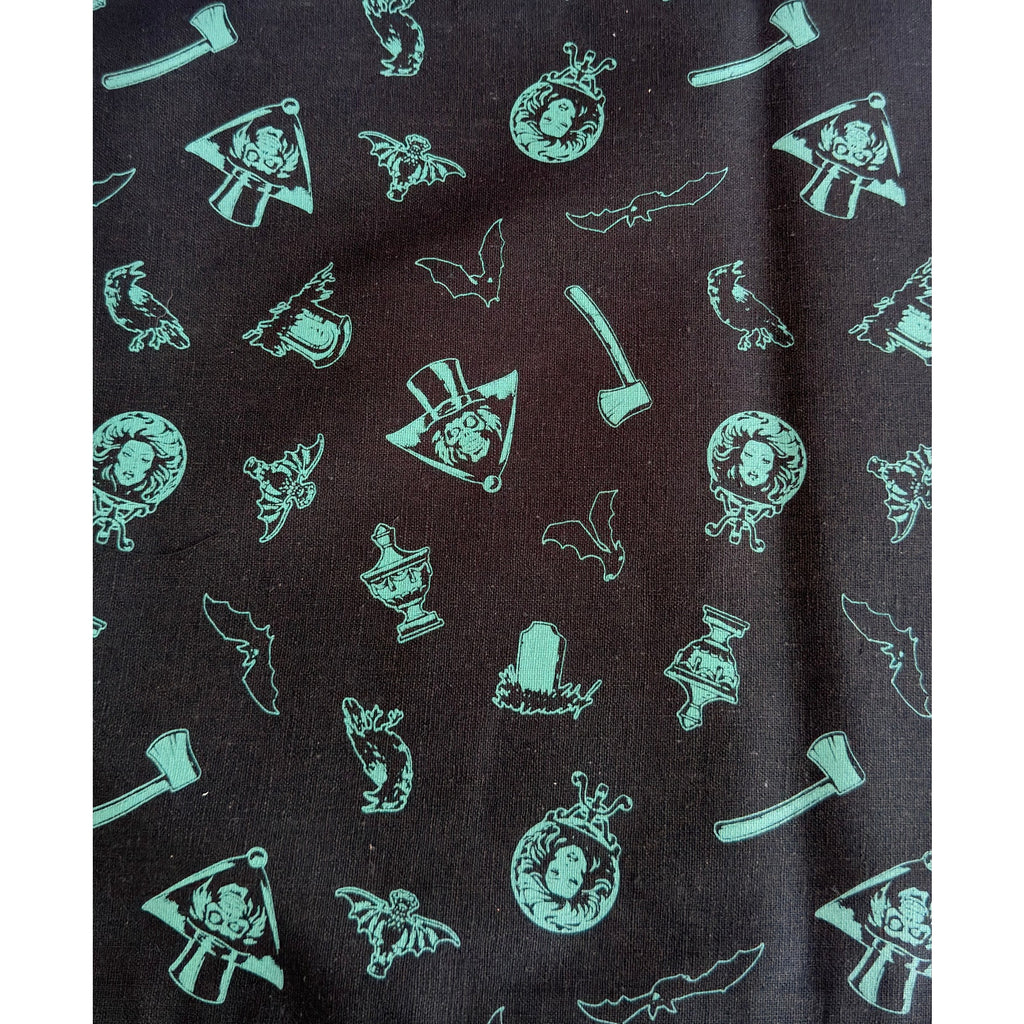 Disney Parks The Haunted Mansion Reversible Placemat Madame Leota Wallpaper NWT