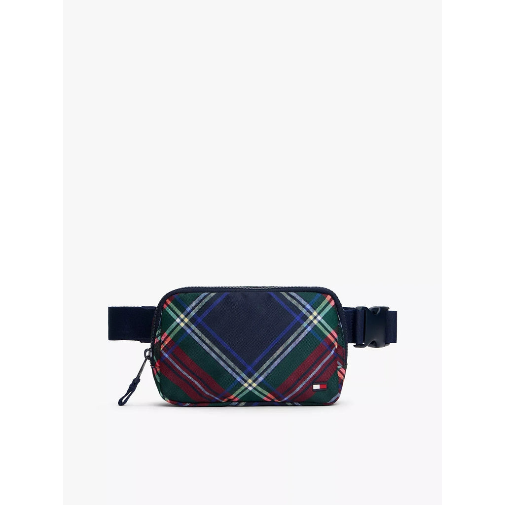 Tommy Hilfiger Tartan Plaid Belt Bag - Navy/Green (NWT)