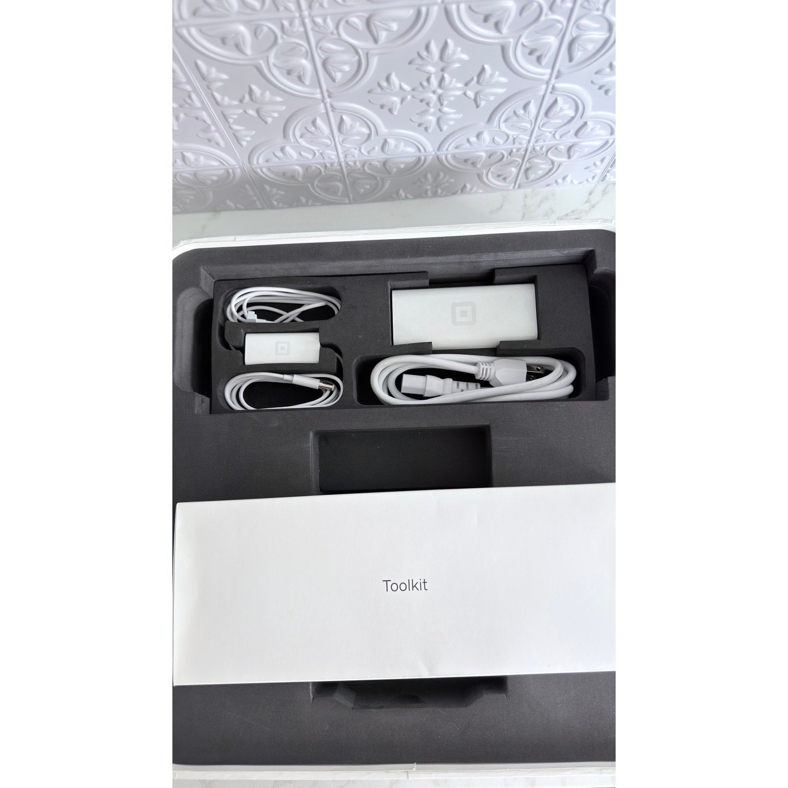 Square Stand POS Point of Sale for Apple iPad Air with Lightning Connector - White