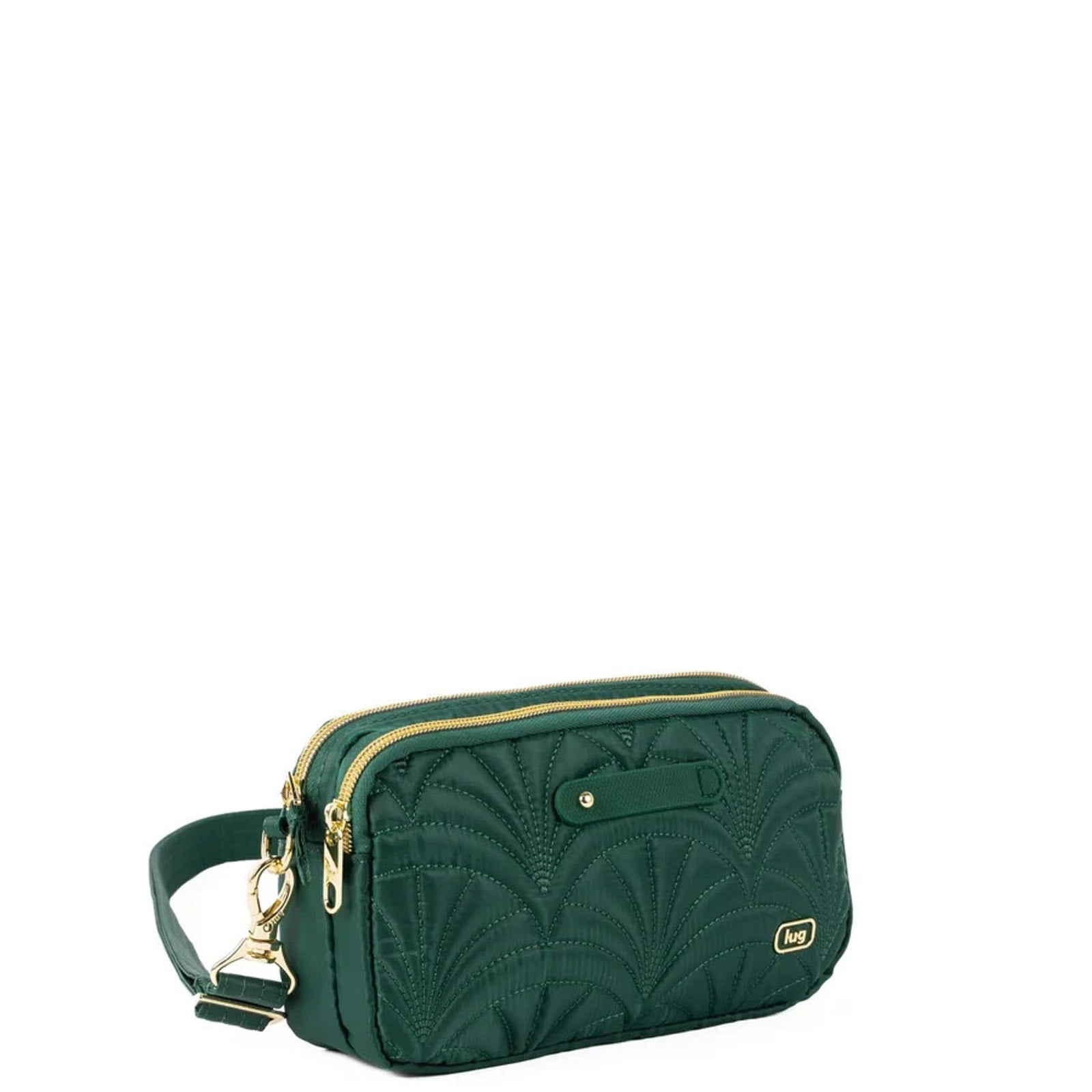NEW! Wicked x Lug Coupe XL Plus Convertible Crossbody RFID Belt Bag Green