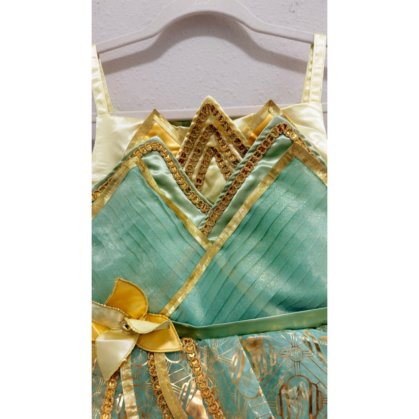 Disney Parks Princess Tiana Costume Dress – Youth Size 7/8 NWT
