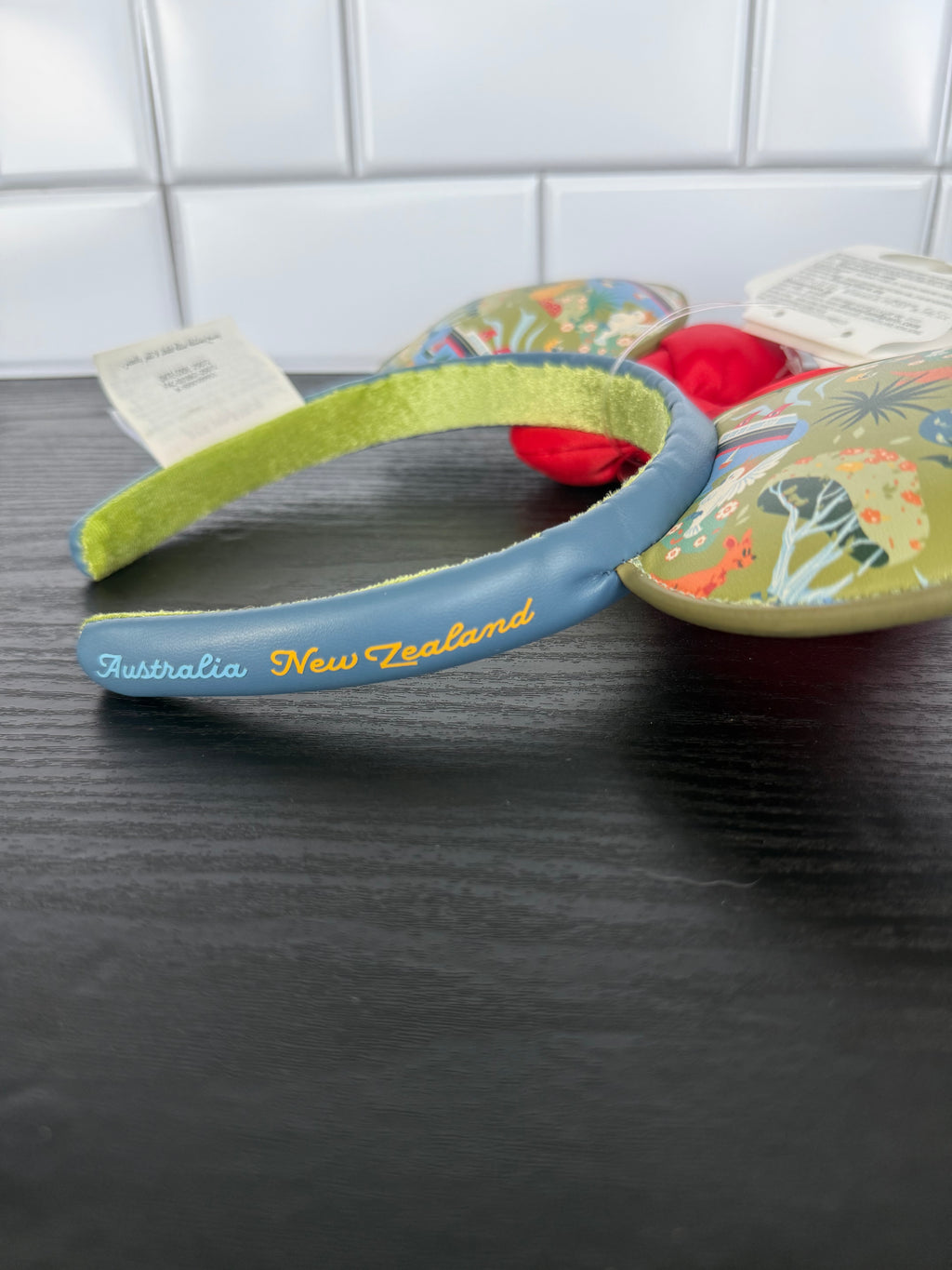 Disney Cruise Line Mickey & Minnie Australia Ear Headband NWT
