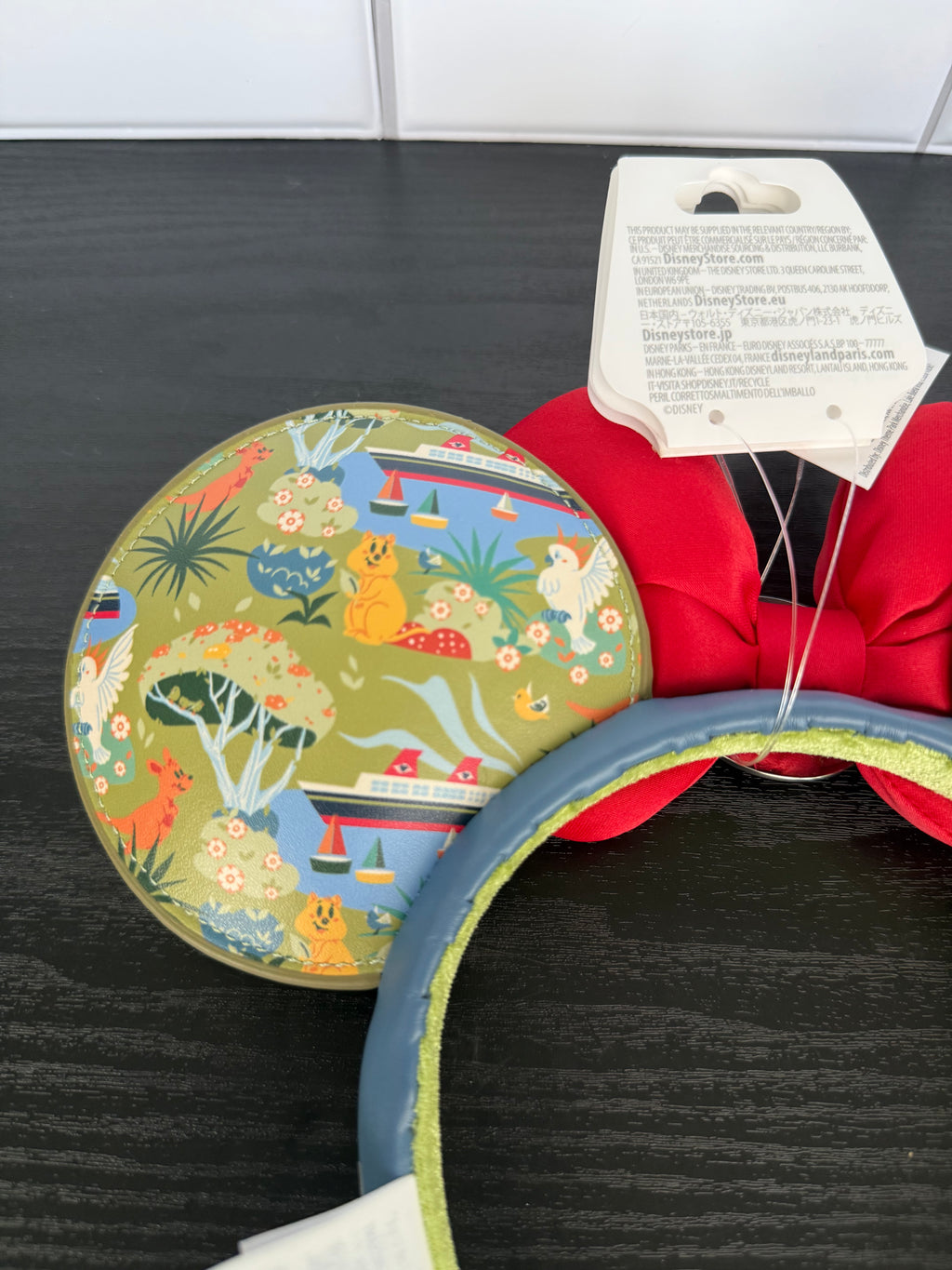 Disney Cruise Line Mickey & Minnie Australia Ear Headband NWT