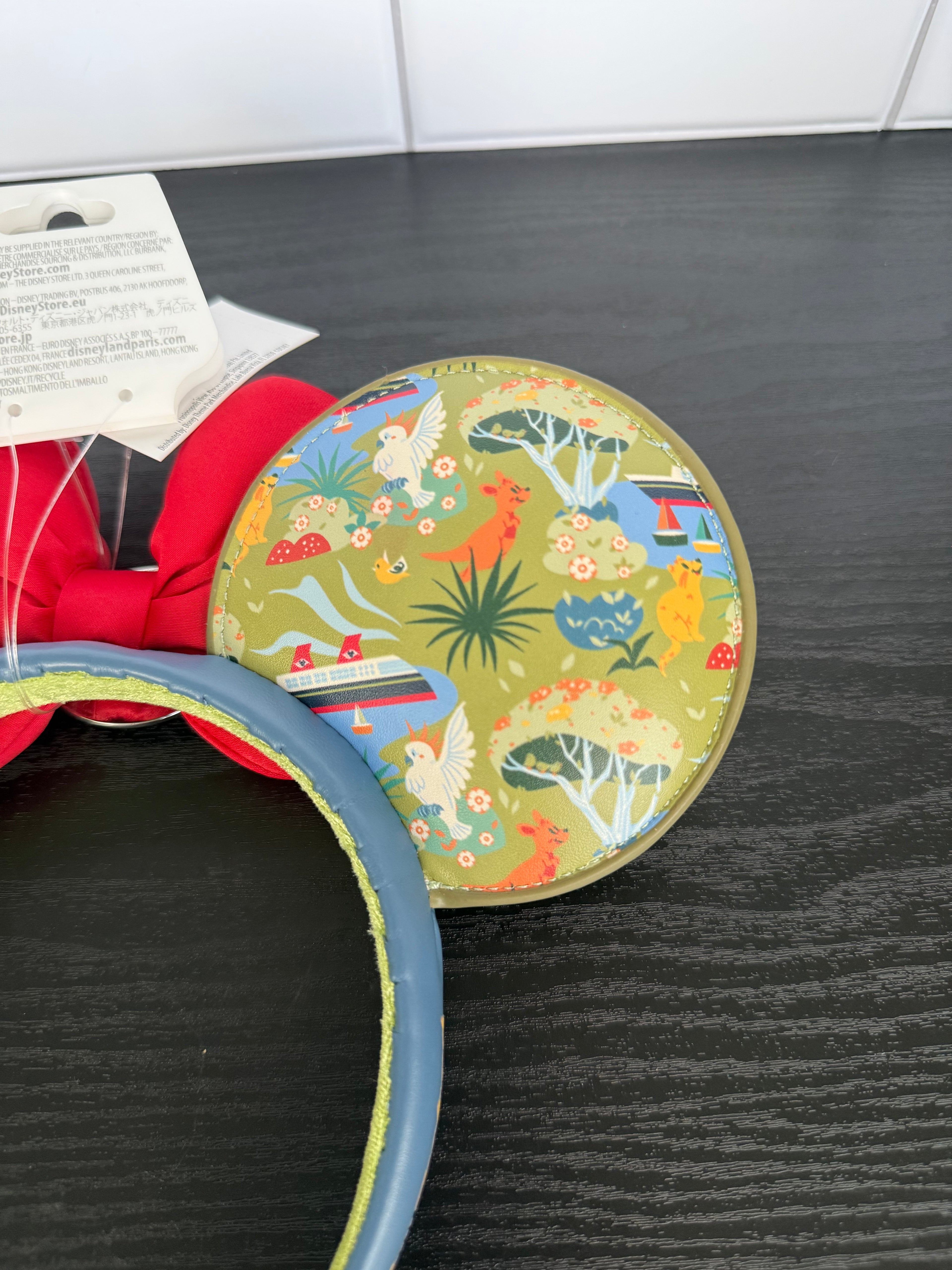 Disney Cruise Line Mickey & Minnie Australia Ear Headband NWT