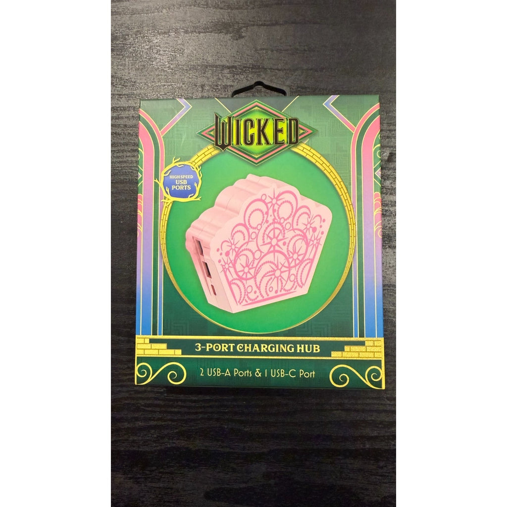 Wicked Glinda 3-Port High Speed USB Charging Hub NEW