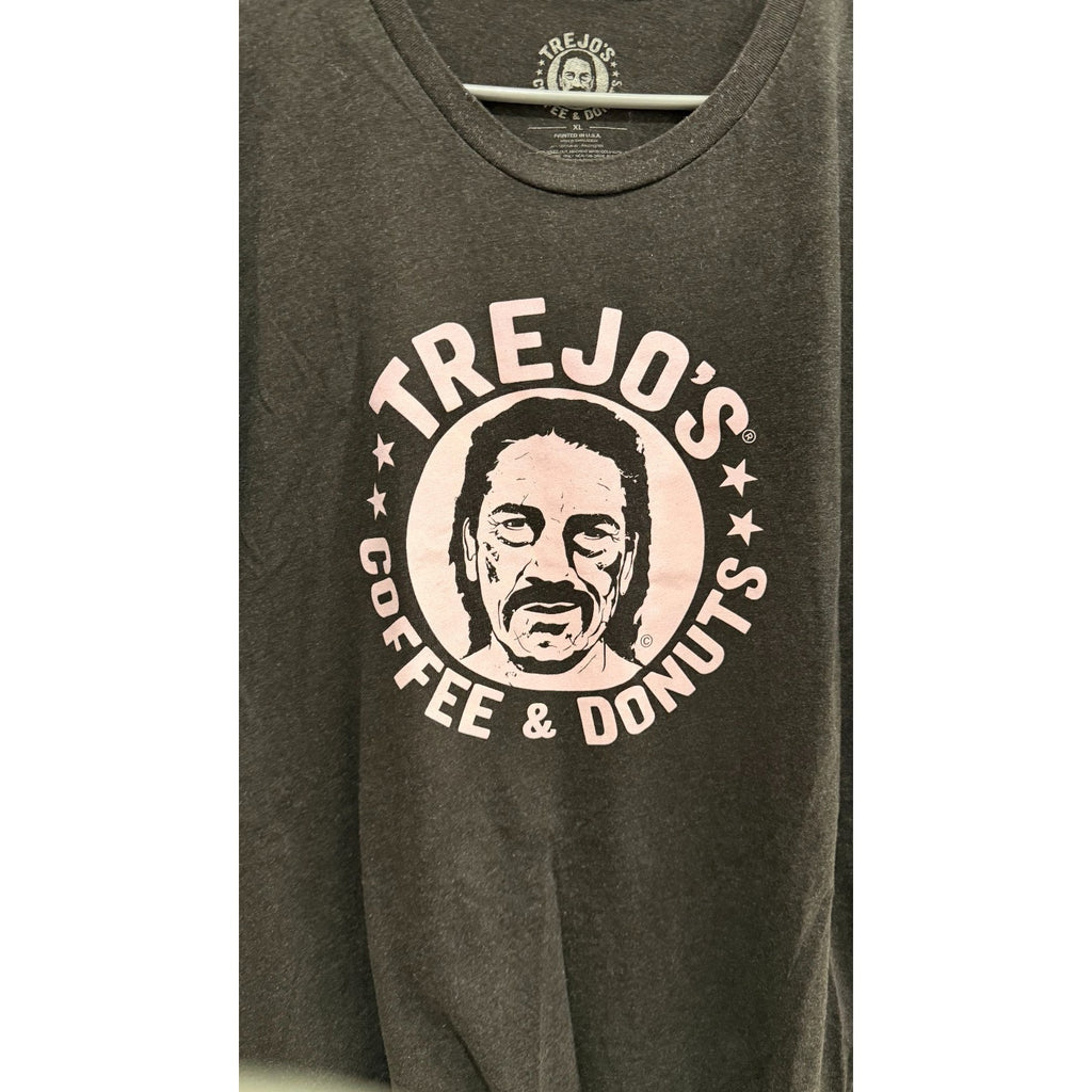 Trejo’s Donuts Black Graphic T-Shirt - Danny Trejo - Unisex XL - Preowned