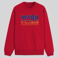 NWT Stranger Things WSQK "The Squawk" 94.5 FM Sweatshirt Red Large