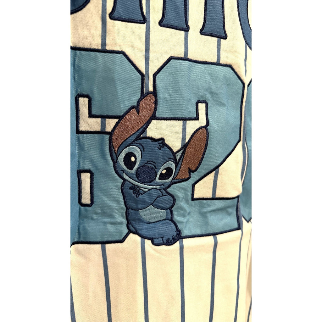 Disney Lilo & Stitch Ohana Hooded Baseball Jersey - Adult Medium NWT