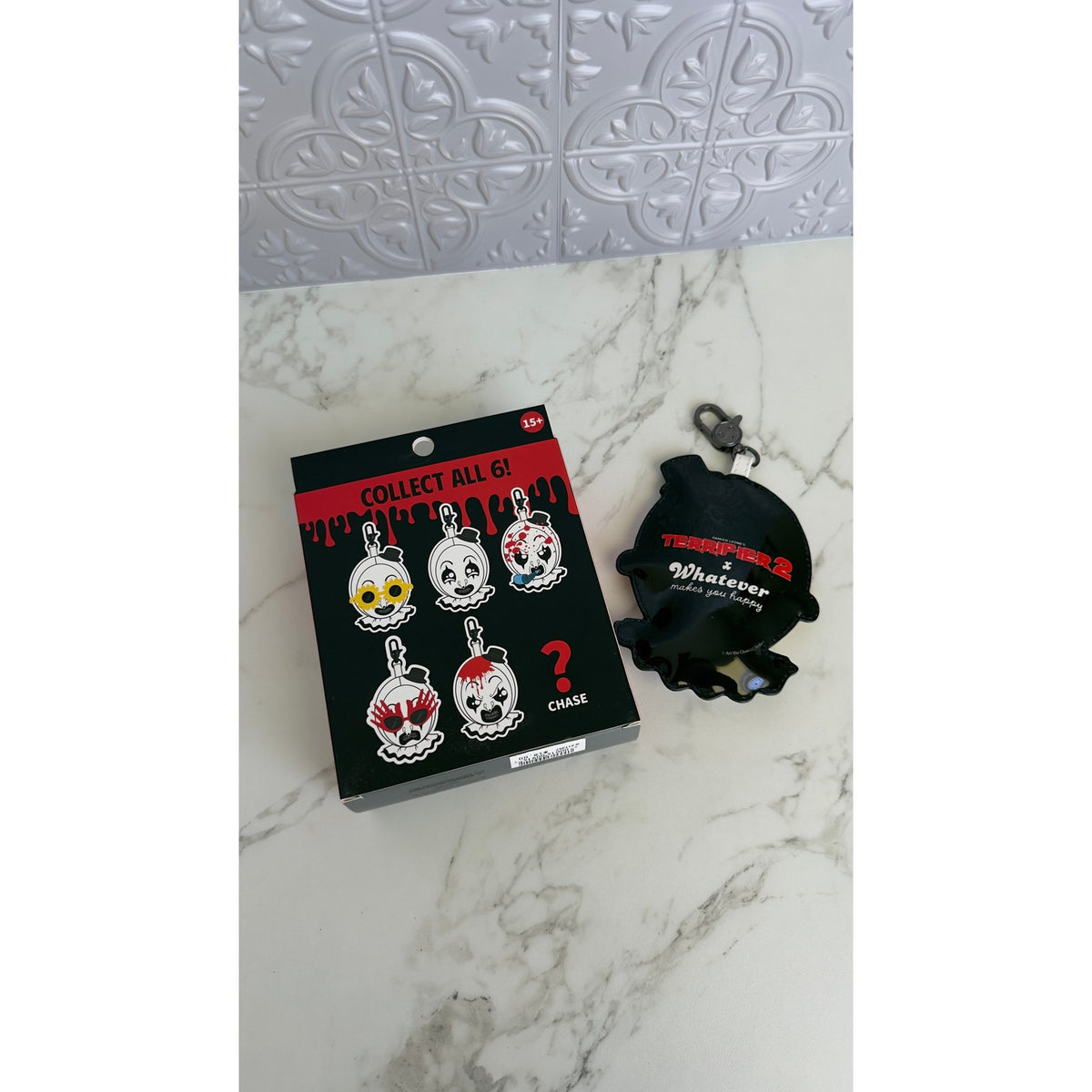 Terrifier 2 x Whatever! Art the Clown Mystery Bag Charm Sunflower Sunglasses