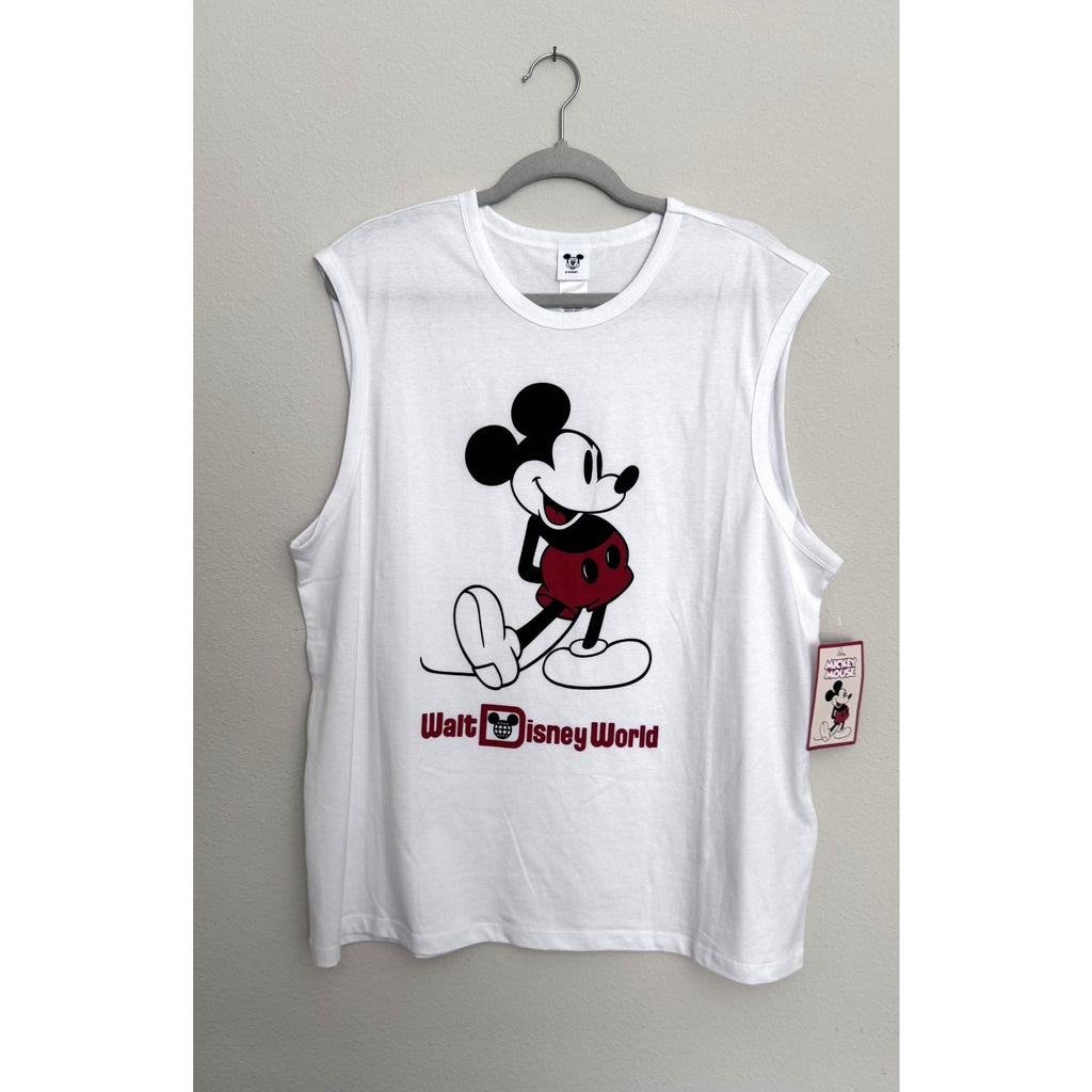Walt Disney World Standing Mickey Sleeveless Tank Top (NWT) Large