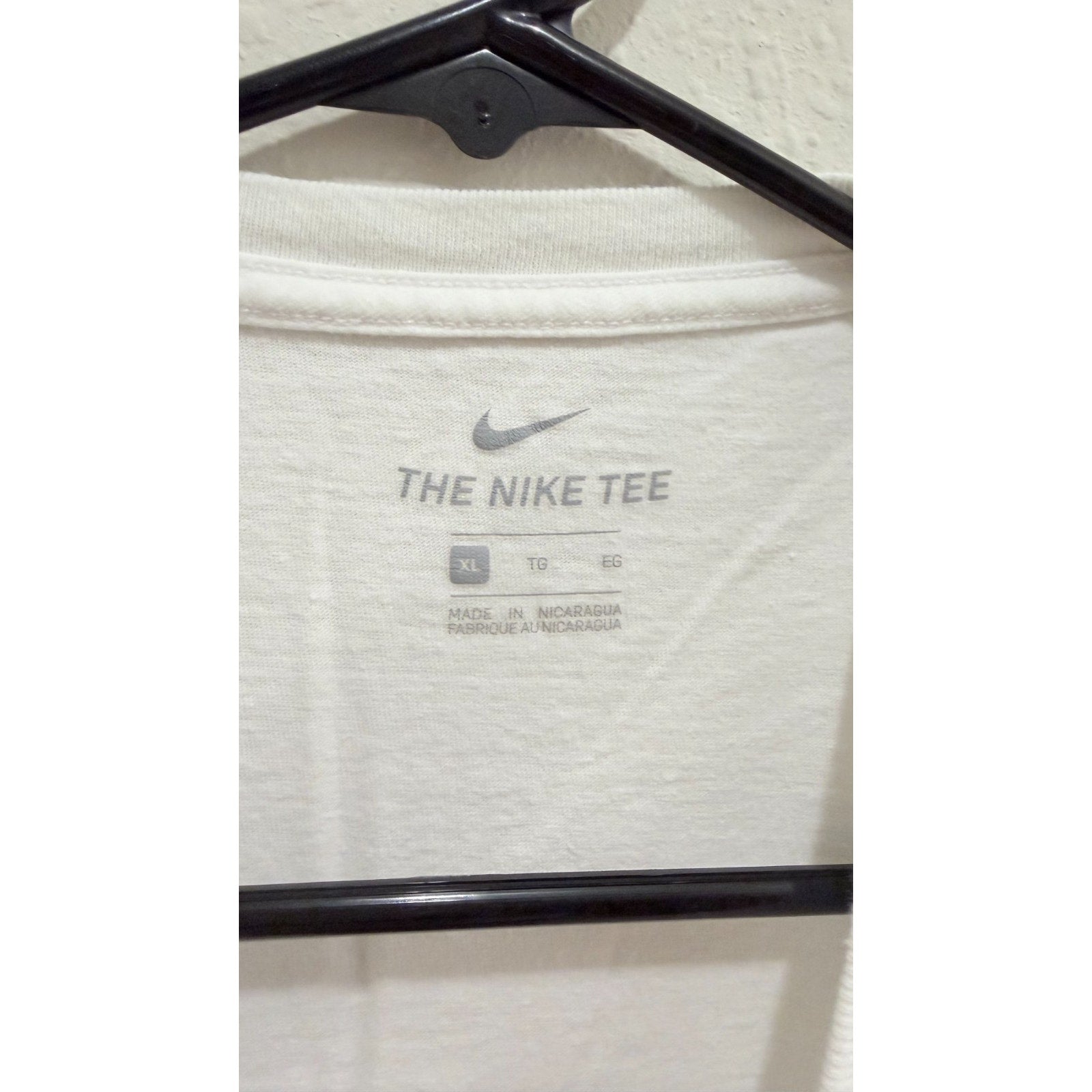 Nike Sportswear Men's Graphic Tee - White / Black Logo - Size XL