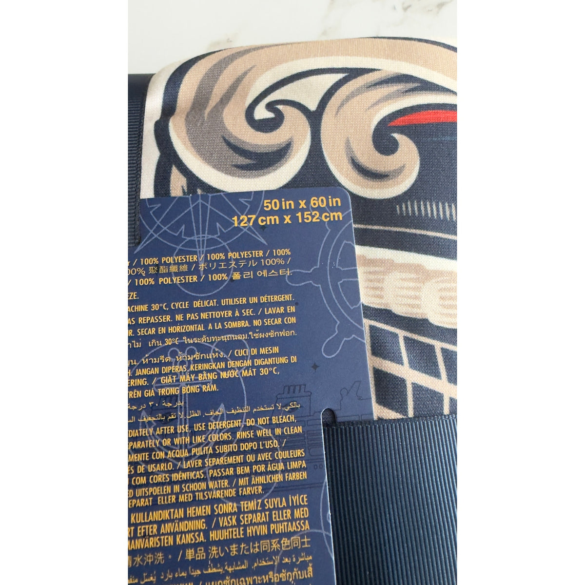 Disney Cruise Line Ships Throw Blanket Where Magic Meets The Sea 50x60 NWT