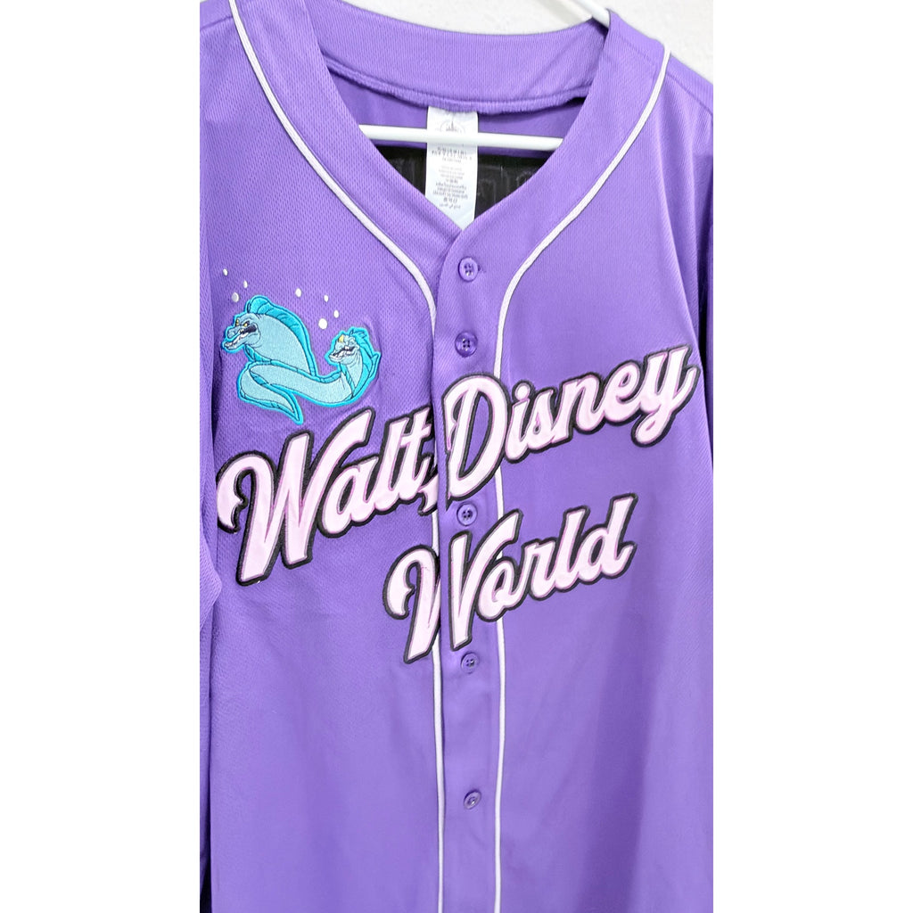 Disney The Little Mermaid - Ursula Adults Baseball Jersey Large NWT