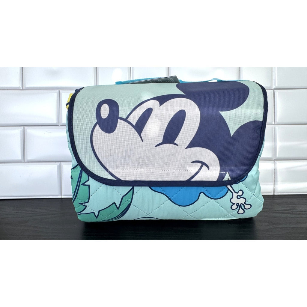 NWT Disney Parks Mickey & Minnie Mouse Folding Picnic Blanket | 78''x 60''