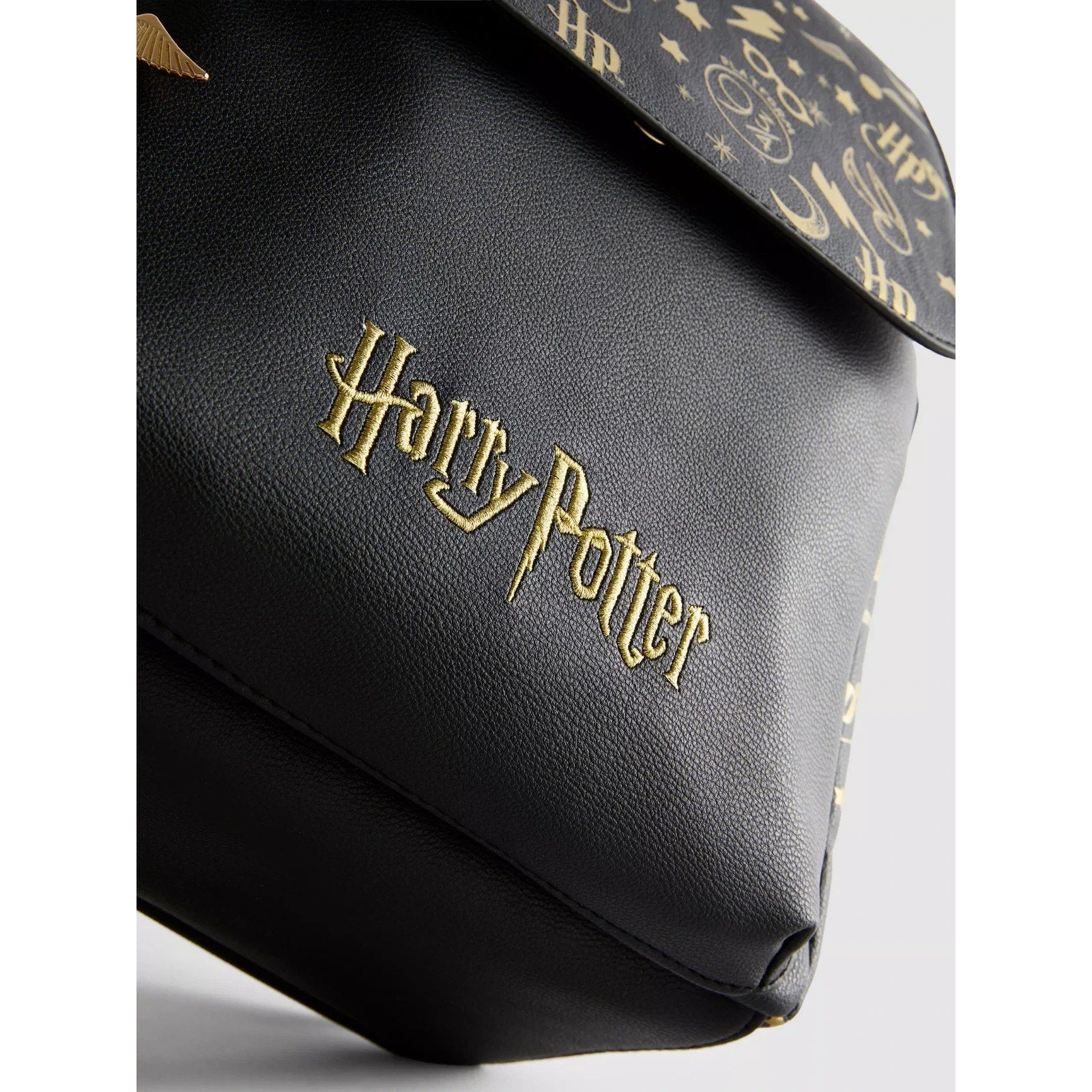 NEW Primark x Harry Potter Black and Gold Backpack