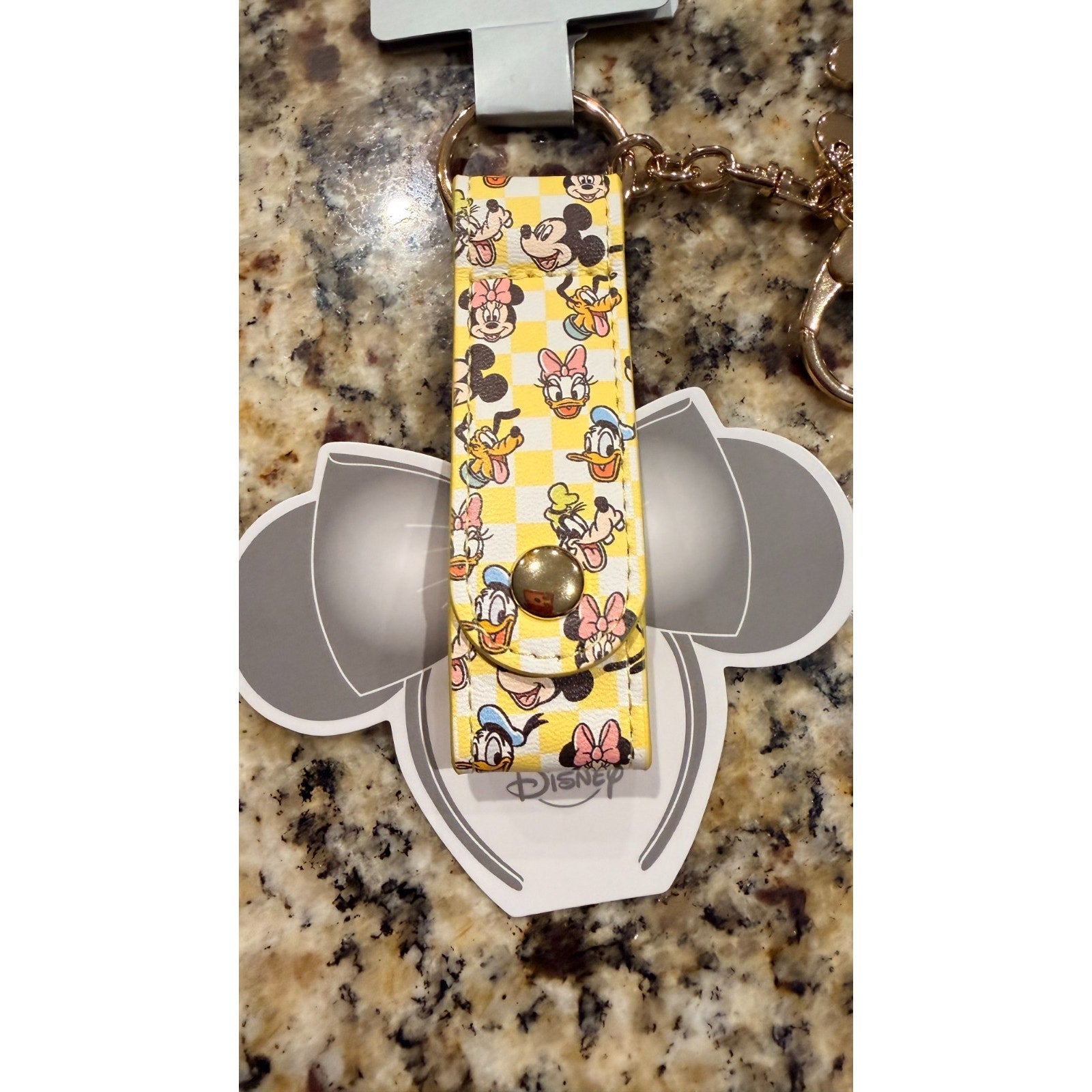 NEW Disney Parks "Mickey and Friends" Ears/Headband Holder Keychain