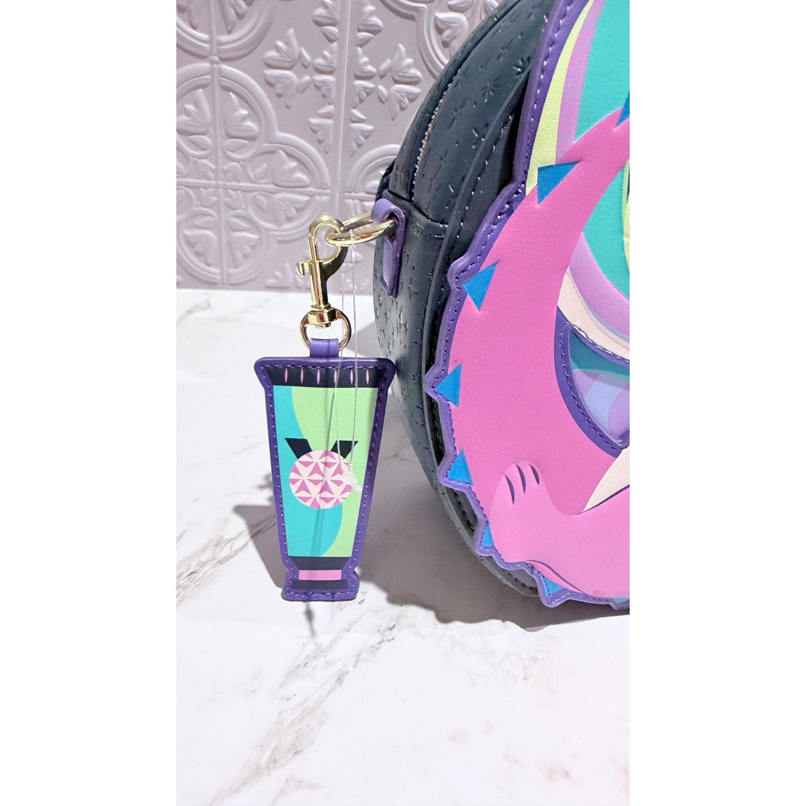 Loungefly Disney Parks Figment EPCOT Festival of the Arts 2026 Bag NWT Crossbody