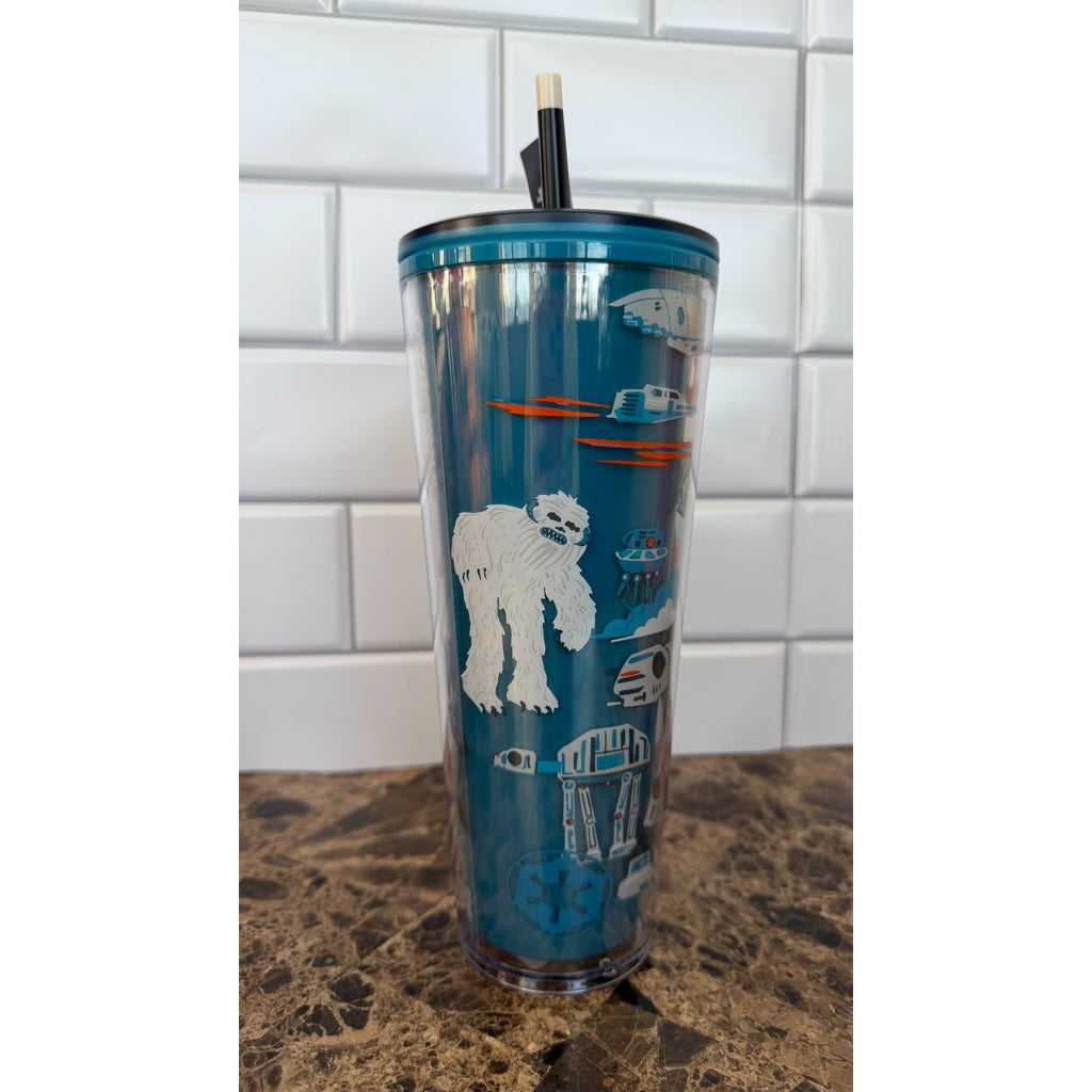Disney Parks Starbucks Star Wars HOTH Discovery Series Tumbler 24oz NEW