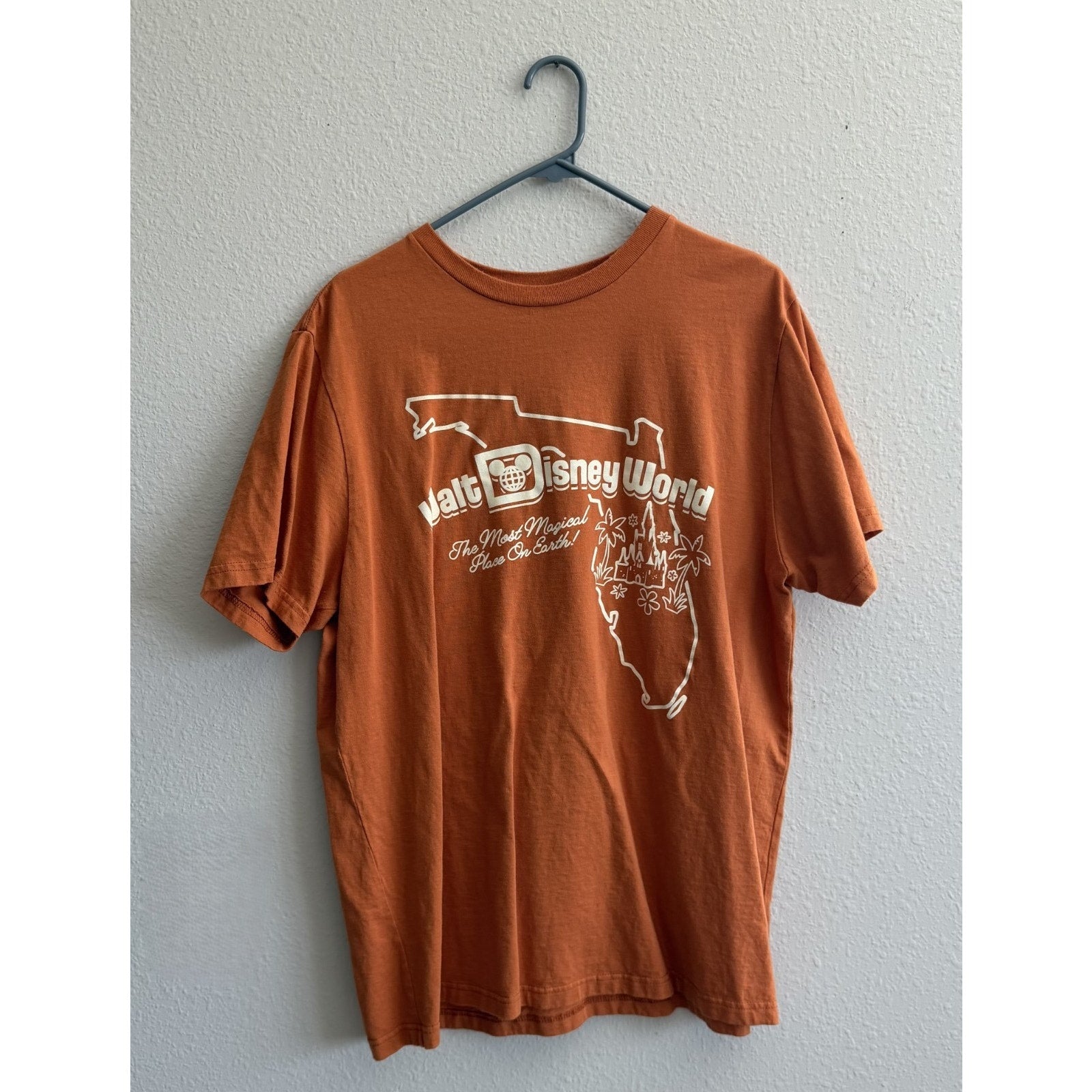 Disney Parks Most Magical Place On Earth Florida Orange Tee - Adult XL