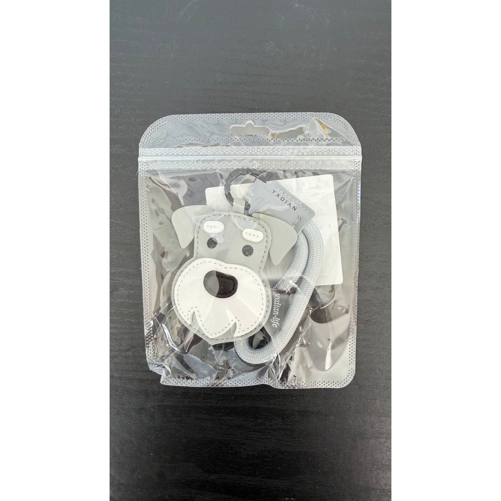 Cartoon Creative Summer Pet Series Schnauzer Keychain – NEW